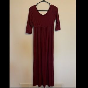 PinkBlush maternity maxi dress